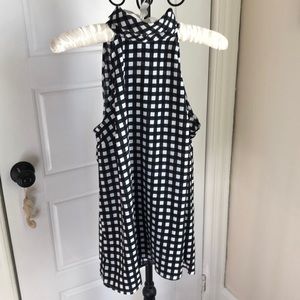 Banana Republic Sleeveless Tie-Neck Top